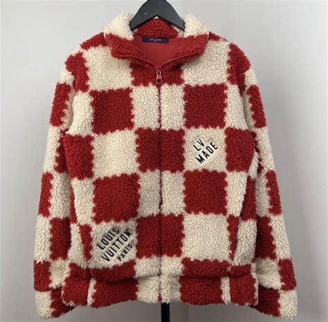 louis vuitton checkered jacket|louis vuitton jacket with pouches.